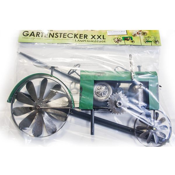 Gartenstecker &quot;Landfahrzeuge&quot; 3er Set, sortiert, (Motorrad, Fahrrad, Traktor)