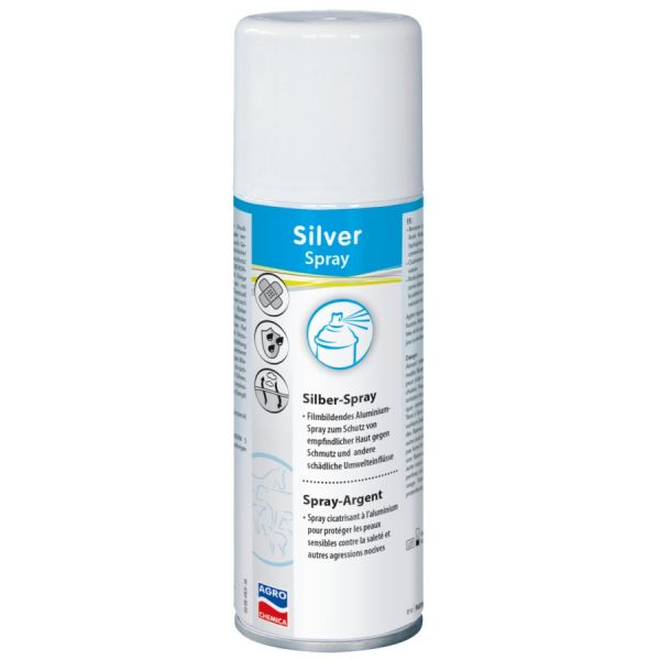 Silver Spray 200ml, Silberspray, filmbildendes Aluminiumspray zum Schutz der Haut