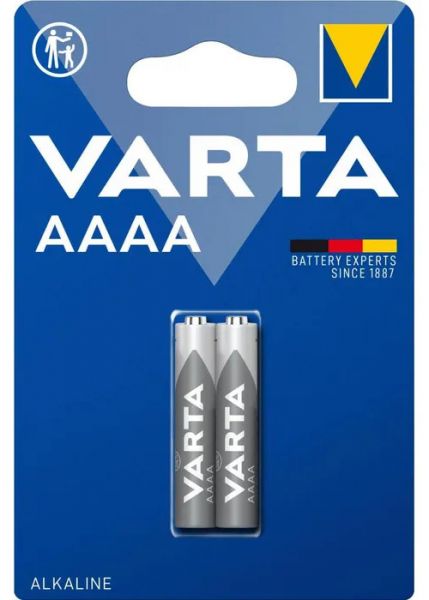 2x VARTA Batterie Alkaline, LR61-AAAA Micro, 4061, 1,5 Volt,