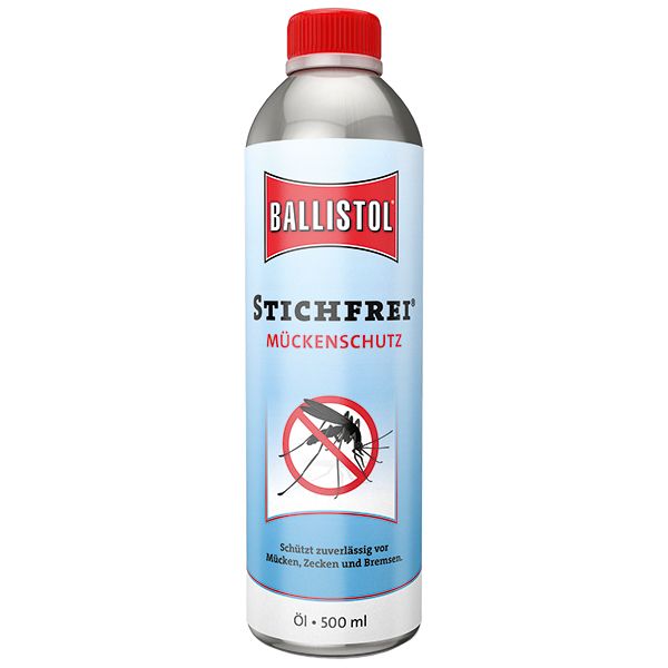 Ballistol Stichfrei® 500ml Öl, Mückenschutz mit Hautpflege und UV-Filter