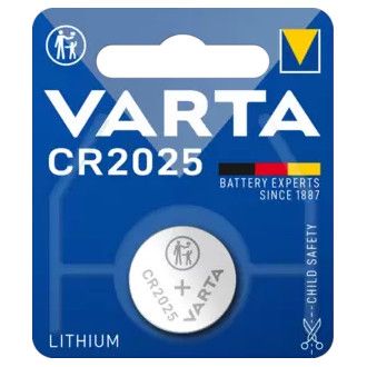 VARTA Lithium Coin Knopfzelle Batterie, CR2025, 2025, 1er-Blister, für Smart-Home-Geräten, Autoschlü