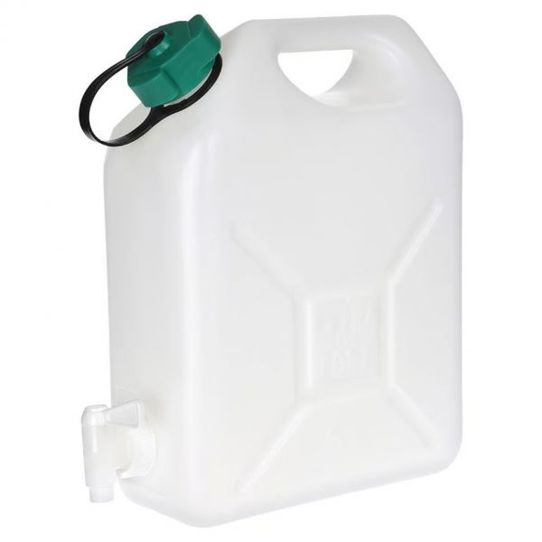 Wasserkanister 10 Liter mit Auslaufhahn, für die Aufbewahrung und den Transport von Flüssigkeiten